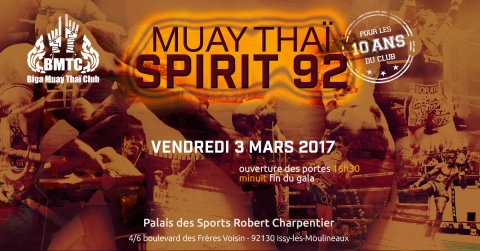 RETOUR SUR LE GALA MUAY THAÏ SPIRIT 92