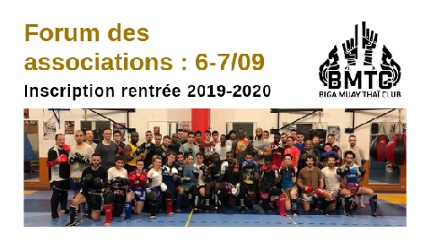 FORUM DES ASSOCIATIONS INSCRIPTIONS RENTRÉE 2019-2020
